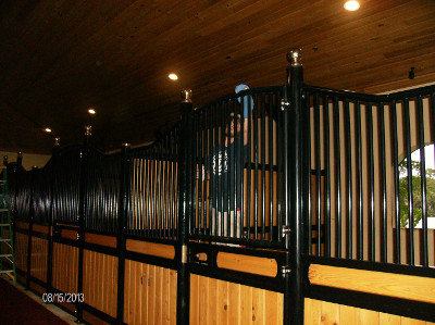Barn being cleaned by Beav's