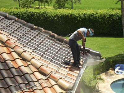 Gutter cleaning is included in roof cleaning